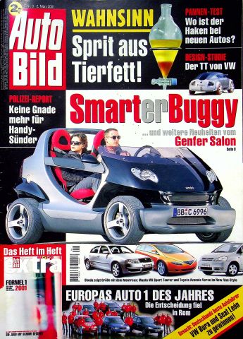 Deckblatt Auto Bild (09/2001)